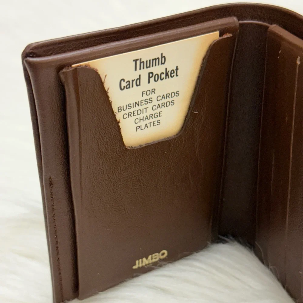 BUXTON - BROWN LEATHER COMPACT BIFOLD WALLET